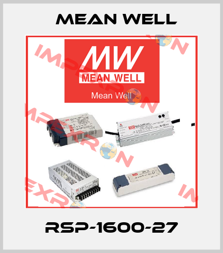 RSP-1600-27 Mean Well