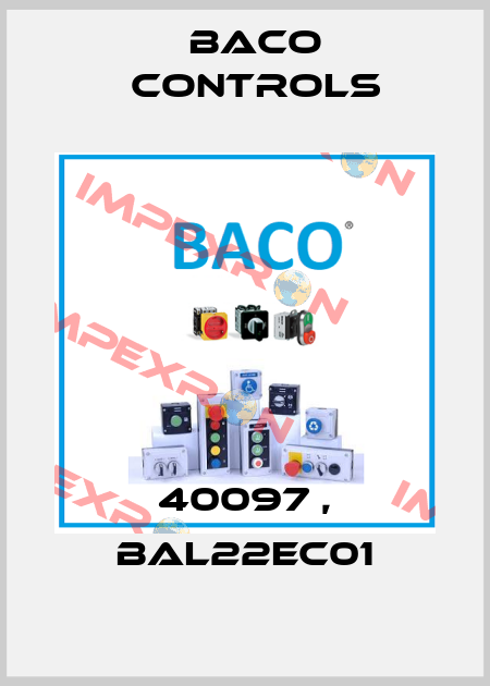 40097 , BAL22EC01 Baco Controls