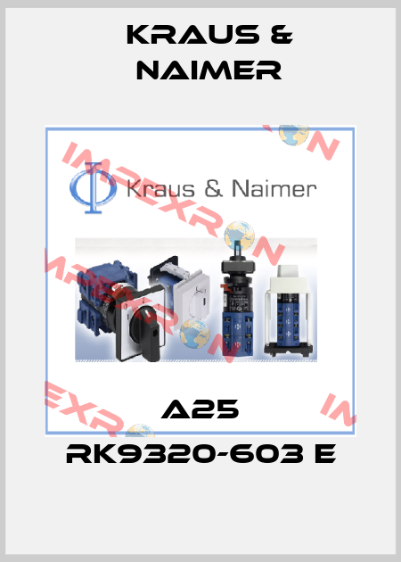 A25 RK9320-603 E Kraus & Naimer