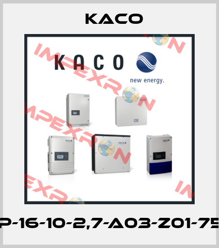 PNZP-16-10-2,7-A03-Z01-75607 Kaco