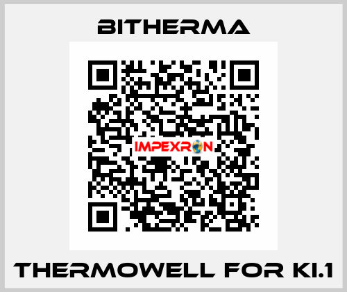 Thermowell for KI.1 Bitherma