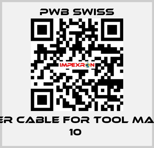 POWER CABLE FOR TOOL MASTER 10  PWB Swiss