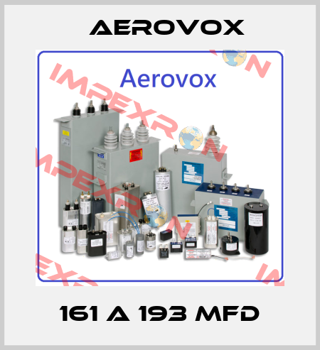 161 A 193 MFD Aerovox