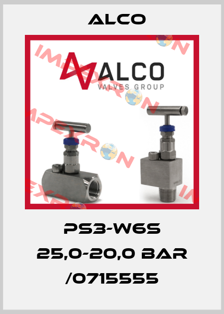 PS3-W6S 25,0-20,0 BAR /0715555 Alco