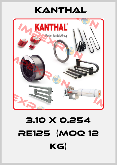 3.10 x 0.254 RE125  (moq 12 kg) Kanthal