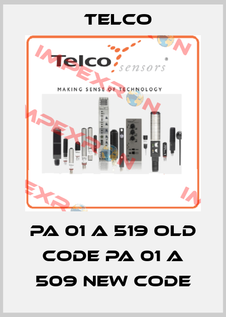 PA 01 A 519 old code PA 01 A 509 new code Telco
