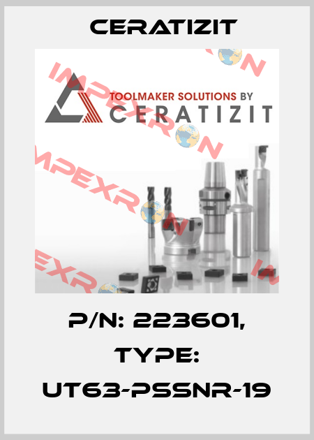 P/N: 223601, Type: UT63-PSSNR-19 Ceratizit