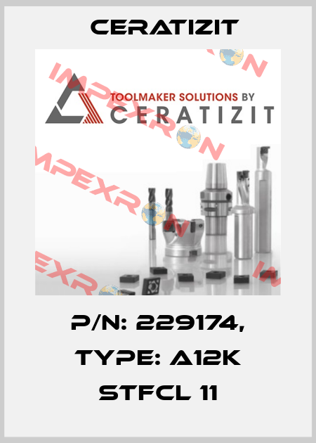 P/N: 229174, Type: A12K STFCL 11 Ceratizit