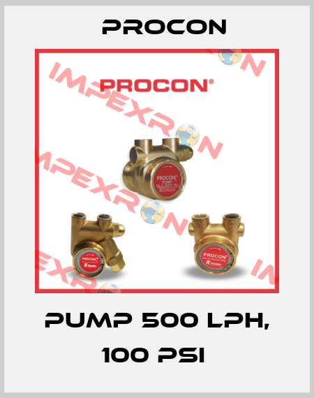 PUMP 500 LPH, 100 PSI  Procon