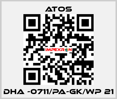 DHA -0711/PA-GK/WP 21 Atos