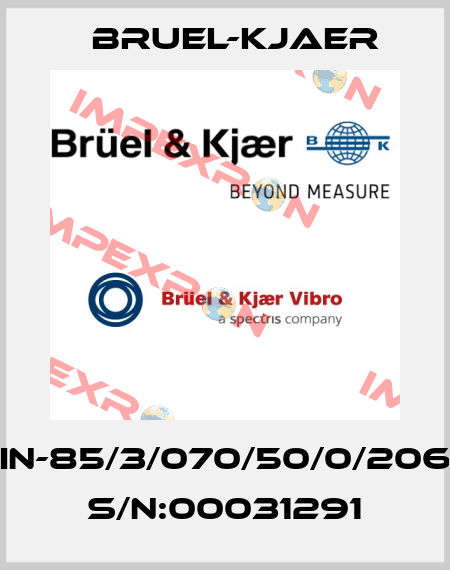 IN-85/3/070/50/0/206 S/N:00031291 Bruel-Kjaer