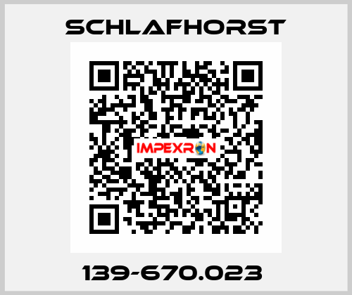 139-670.023  Schlafhorst