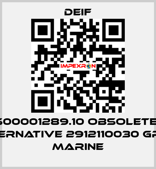 500001289.10 obsolete- ALTERNATIVE 2912110030 GPU-3 Marine Deif