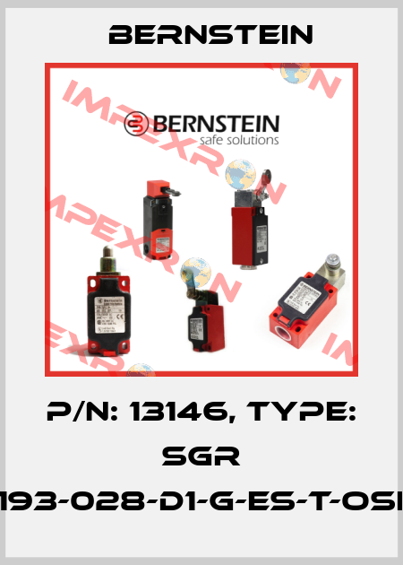 P/N: 13146, Type: SGR 15-193-028-D1-G-ES-T-OSE-5 Bernstein