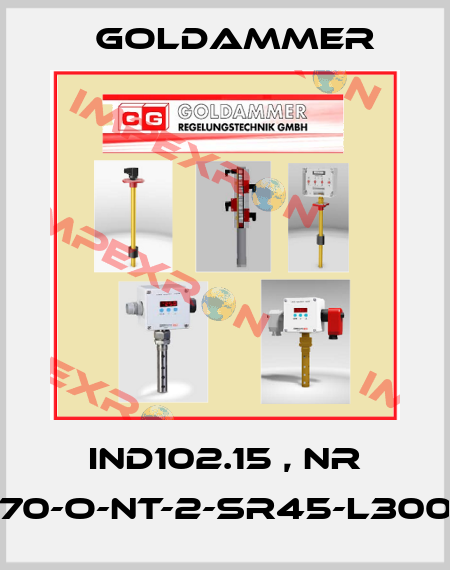 IND102.15 , NR 70-O-NT-2-SR45-L300 Goldammer