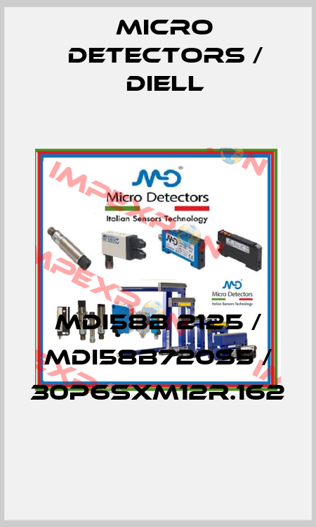 MDI58B 2125 / MDI58B720S5 / 30P6SXM12R.162
 Micro Detectors / Diell
