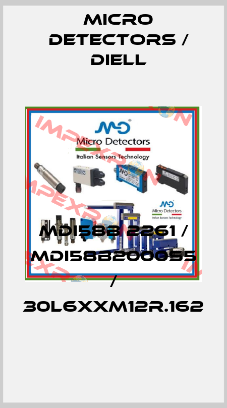 MDI58B 2261 / MDI58B2000S5 / 30L6XXM12R.162
 Micro Detectors / Diell