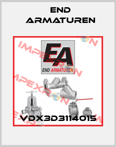 VDX3D3114015 End Armaturen