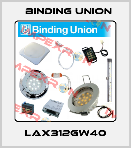 LAX312GW40 Binding Union