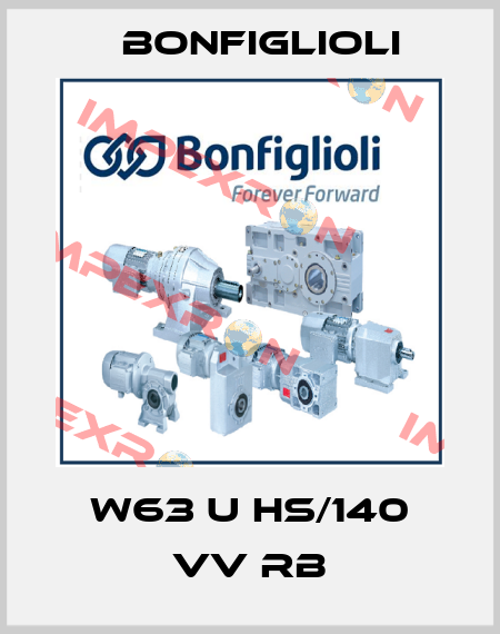 W63 U HS/140 VV RB Bonfiglioli