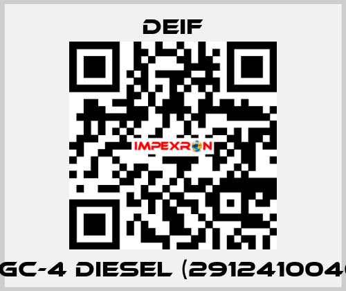 AGC-4 Diesel (2912410040) Deif