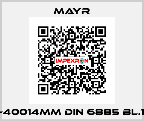 EAS-40014MM DIN 6885 BL.1 JS9 Mayr
