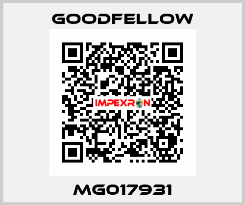 MG017931 Goodfellow