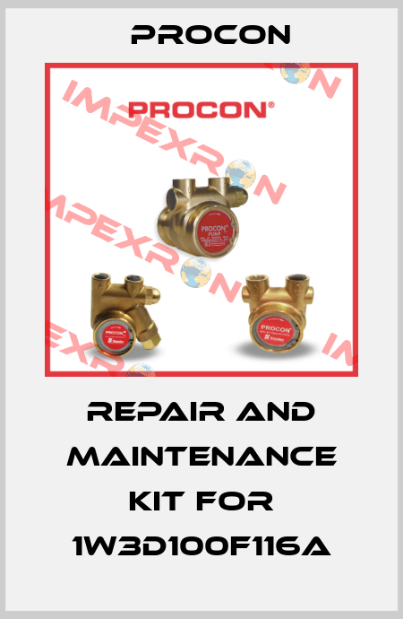 Repair and maintenance kit for 1W3D100F116A Procon