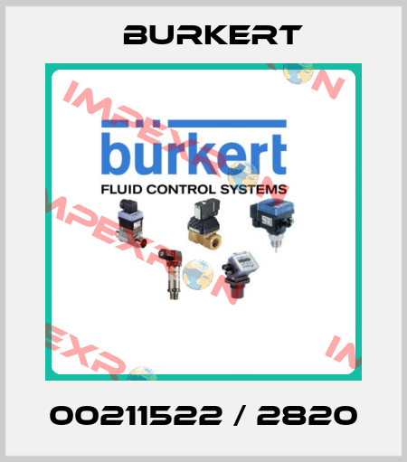 00211522 / 2820 Burkert