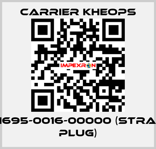 CEV1695-0016-00000 (straight plug) Carrier Kheops