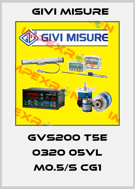 GVS200 T5E 0320 05VL M0.5/S CG1 Givi Misure