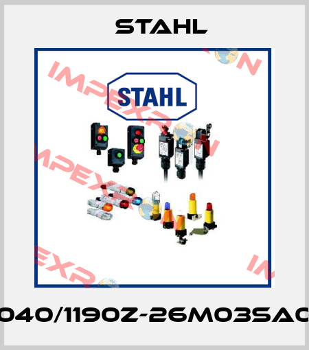 8040/1190Z-26M03SA04 Stahl