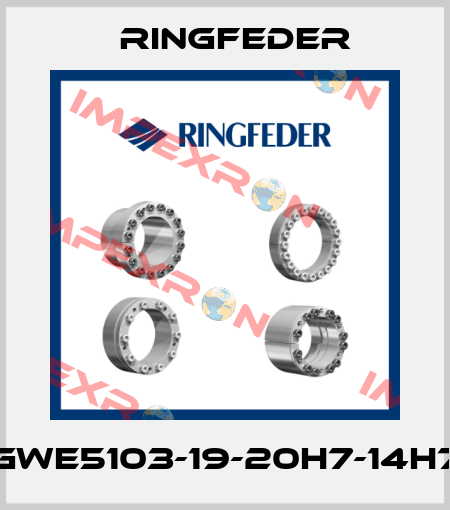 GWE5103-19-20H7-14H7 Ringfeder