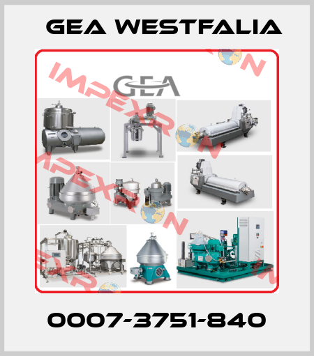 0007-3751-840 Gea Westfalia