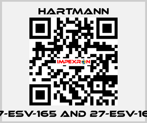 27-ESV-165 and 27-ESV-166 Hartmann