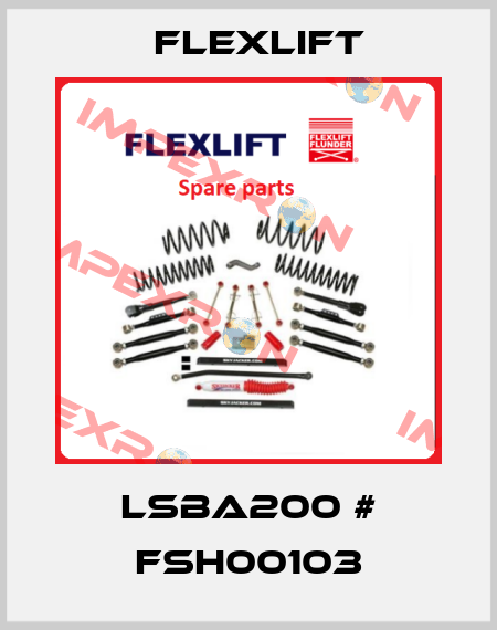 LSBA200 # FSH00103 Flexlift
