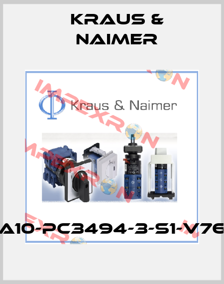 CA10-PC3494-3-S1-V760 Kraus & Naimer