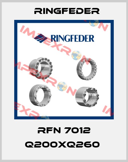 RFN 7012 Q200XQ260  Ringfeder