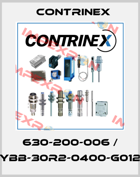 630-200-006 / YBB-30R2-0400-G012 Contrinex