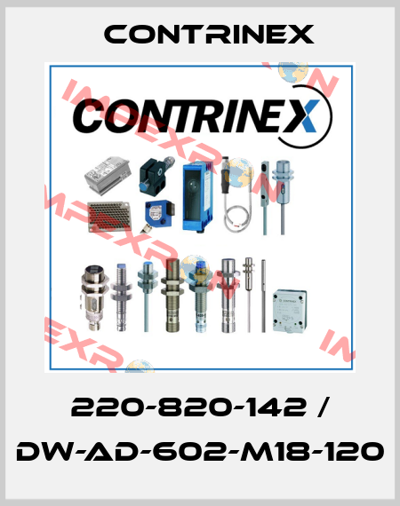 220-820-142 / DW-AD-602-M18-120 Contrinex