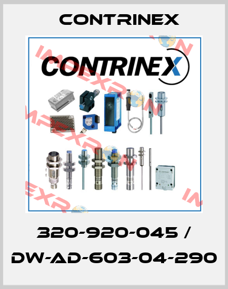 320-920-045 / DW-AD-603-04-290 Contrinex