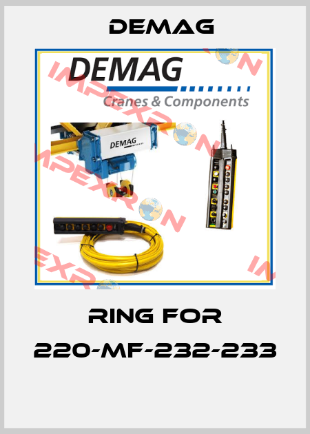 RING FOR 220-MF-232-233  Demag