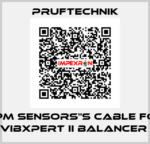 RPM SENSORS"S CABLE FOR VIBXPERT II BALANCER  Pruftechnik