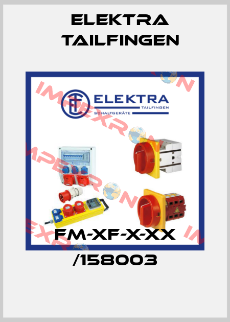 FM-XF-X-XX /158003 Elektra Tailfingen