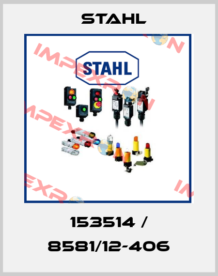 153514 / 8581/12-406 Stahl