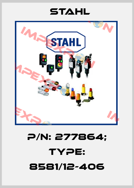 p/n: 277864; Type: 8581/12-406 Stahl