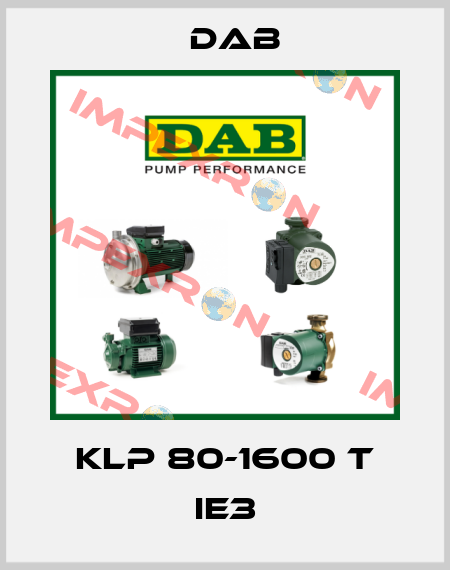 KLP 80-1600 T IE3 DAB