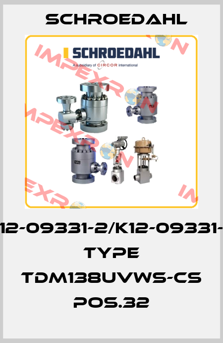 K12-09331-2/K12-09331-3 Type TDM138UVWS-CS Pos.32 Schroedahl