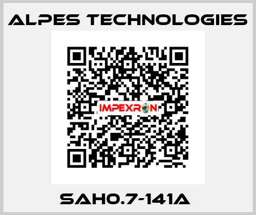 SAH0.7-141A  ALPES TECHNOLOGIES