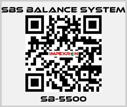 SB-5500 SBS BALANCE SYSTEM